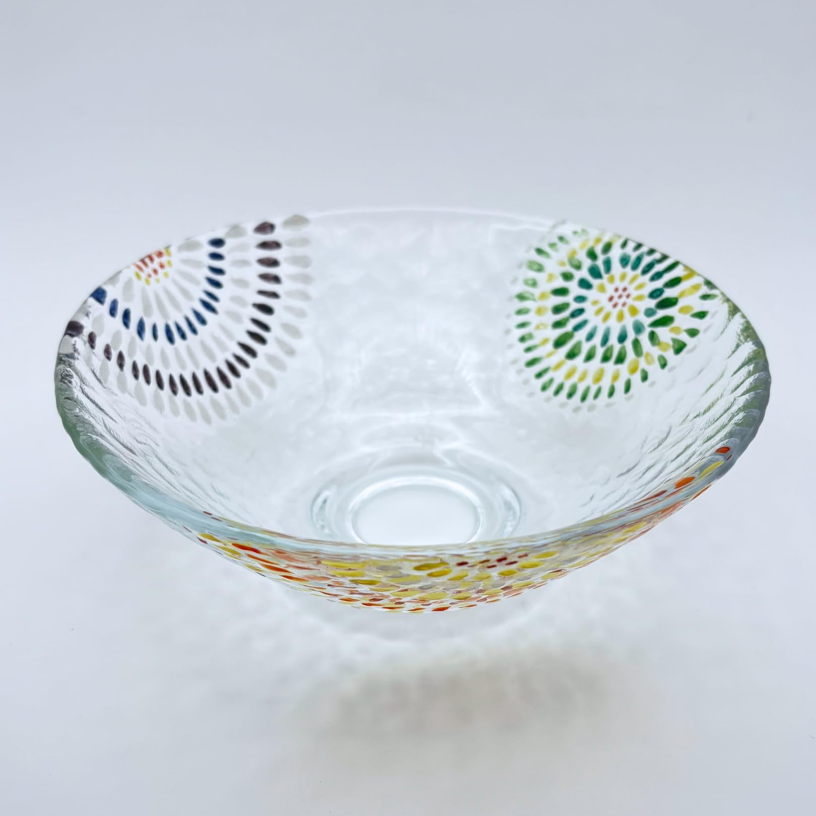 Amazon | 茶道具 抹茶茶碗 ガラス 平茶碗 たまや～ 耐熱 耐熱硝子 今岡